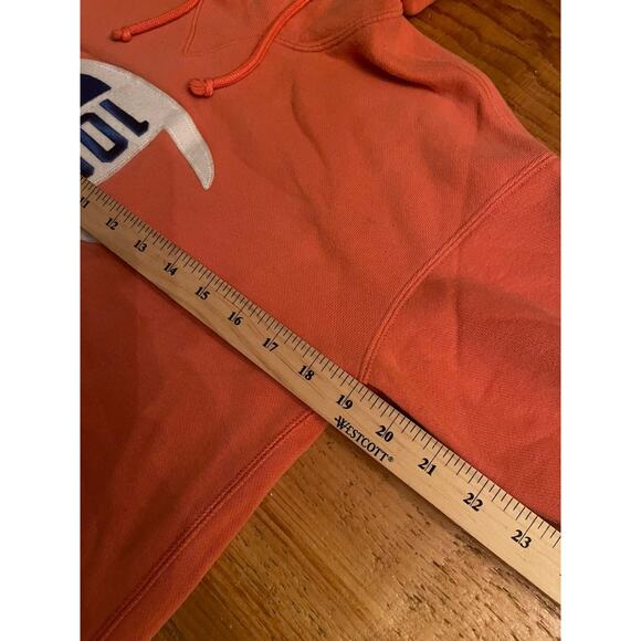 Champion Century C Logo Hoodie Womens Small Long Sleeve 100 Years Pullover - Picture 6 of 8